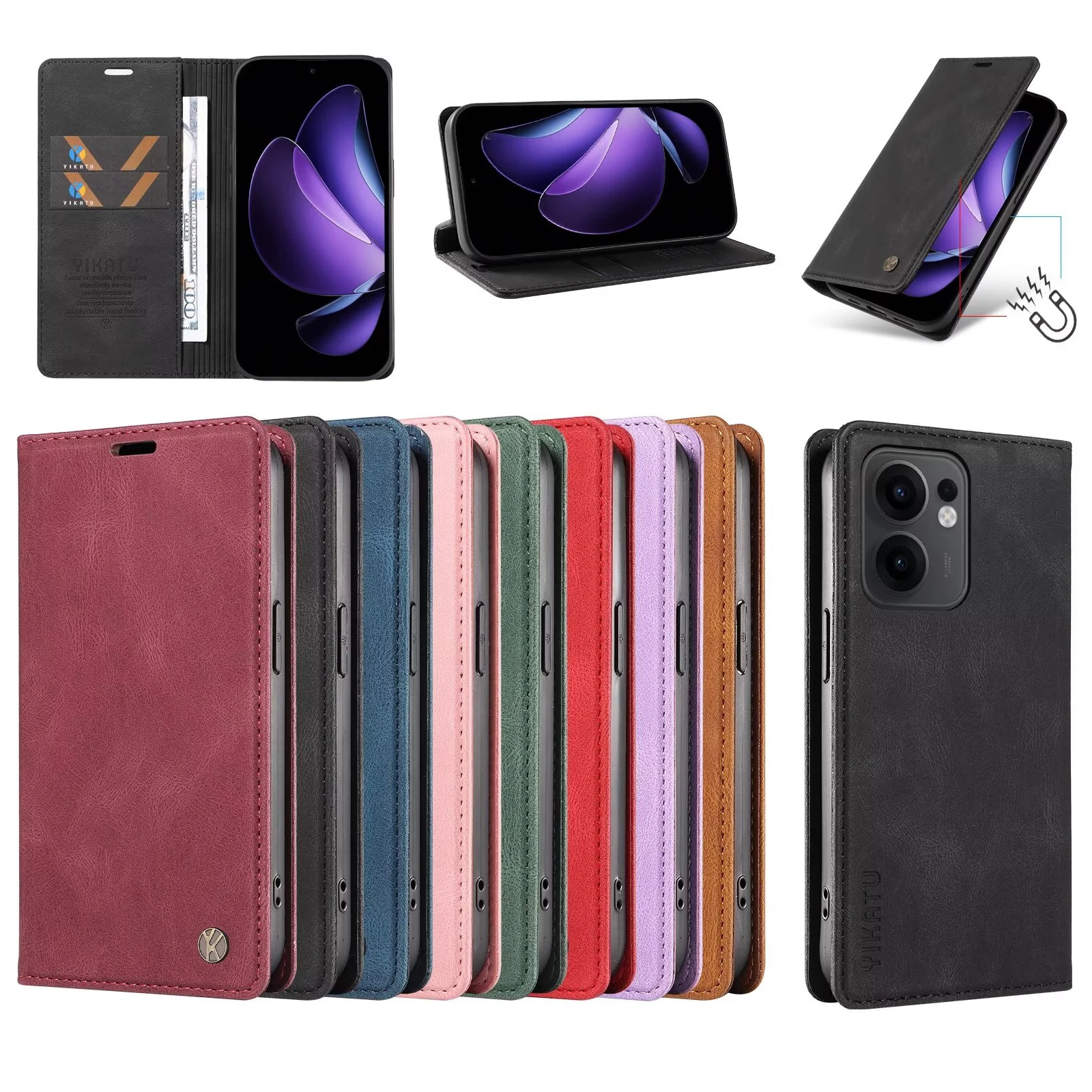 Wallet Card Slot Leather Case For OPPO Reamle 20 14X 14 Pro Plus 5G 13 12 4G 11X 11 10T 10 C61 K12X K10 Find X8 X5 X3 F25 F23
Wallet Card Slot Leather Case For OPPO Reamle 20 14X 14 Pro Plus 5G 13 12 4G 11X 11 10T 10 C61 K12X K10 Find X8 X5 X3 F25 F23