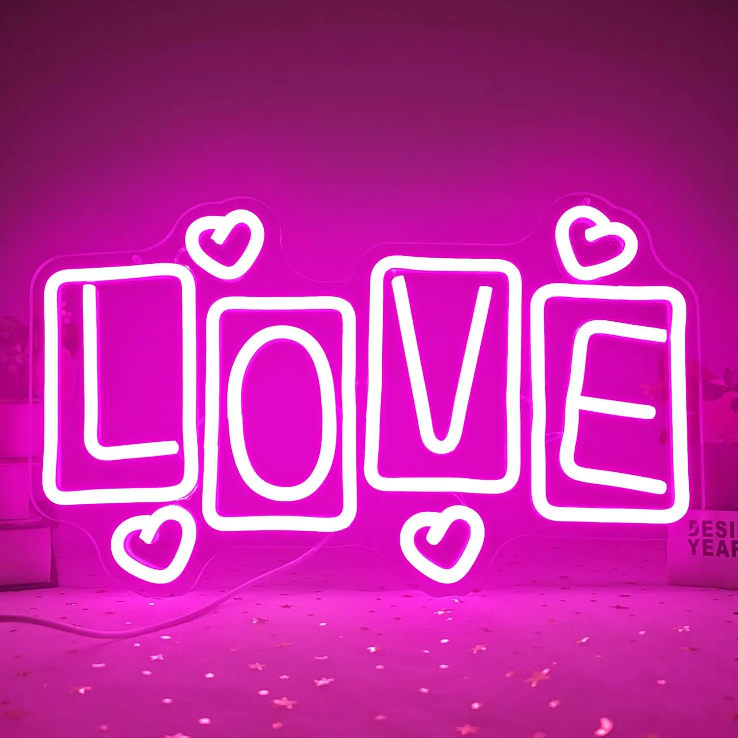Love Neon Light Sign Dimmable Aesthetics Neon Sign For Wall Decor Room Party Shop Wedding Decor Birthday Valentine's Day Gift
Love Neon Light Sign Dimmable Aesthetics Neon Sign For Wall Decor Room Party Shop Wedding Decor Birthday Valentine's Day Gift