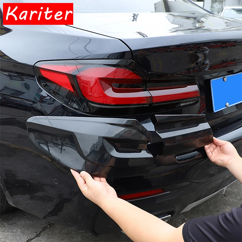 Car Tail Light Cover Brake Light Wide Indicator Protective Cover For BMW 5 Series G30 2021-2023 ABS Black Accessories
Car Tail Light Cover Brake Light Wide Indicator Protective Cover For BMW 5 Series G30 2021-2023 ABS Black Accessories