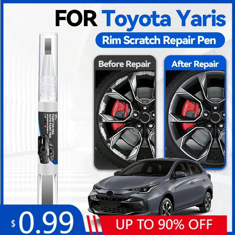 Карандаш для подкраски колесных дисков Toyota Yaris 1999-2025 XP90 XP130 XP210, средство для ремонта царапин, DIY аксессуар для авто
Карандаш для подкраски колесных дисков Toyota Yaris 1999-2025 XP90 XP130 XP210, средство для ремонта царапин, DIY аксессуар для авто