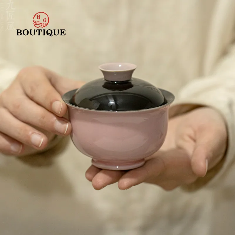 Pigmented 120ml Gaiwan Puer Tea Cup Chinese Cover Bowl Tool Kung Fu Porcelain Original Supplies Drinking Oolong Maker Set Wan
Pigmented 120ml Gaiwan Puer Tea Cup Chinese Cover Bowl Tool Kung Fu Porcelain Original Supplies Drinking Oolong Maker Set Wan