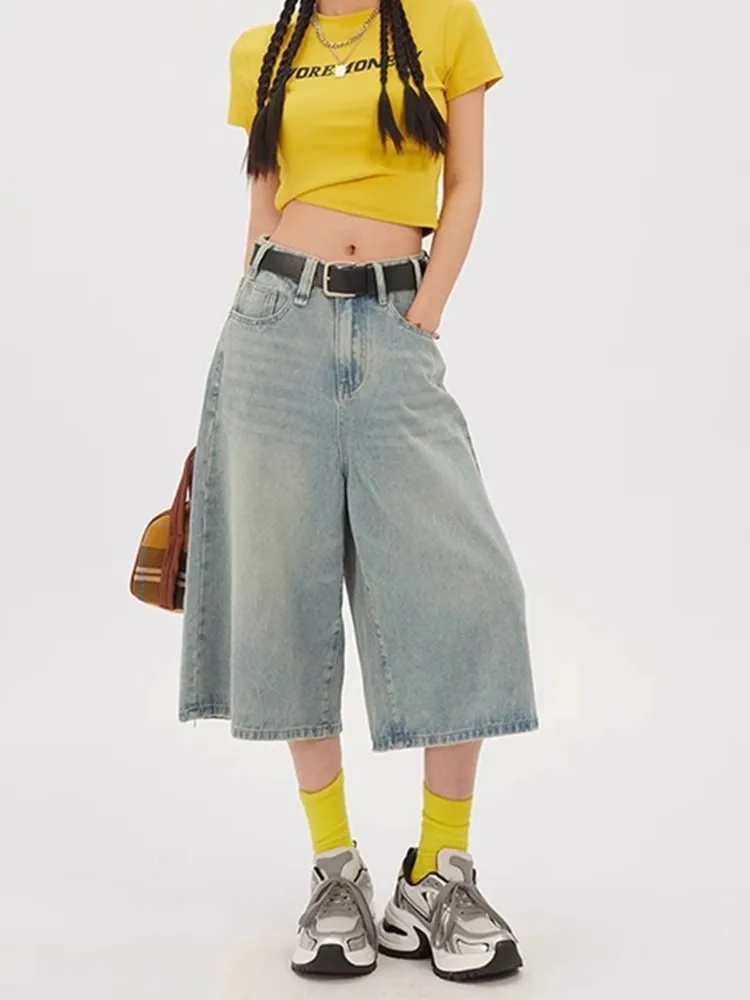 Light Blue Straight Leg Jeans Women's Spring Summer New plus Size Loose High Waist Slimming Wide Leg Seven-Foot Medium Pants
Light Blue Straight Leg Jeans Women's Spring Summer New plus Size Loose High Waist Slimming Wide Leg Seven-Foot Medium Pants