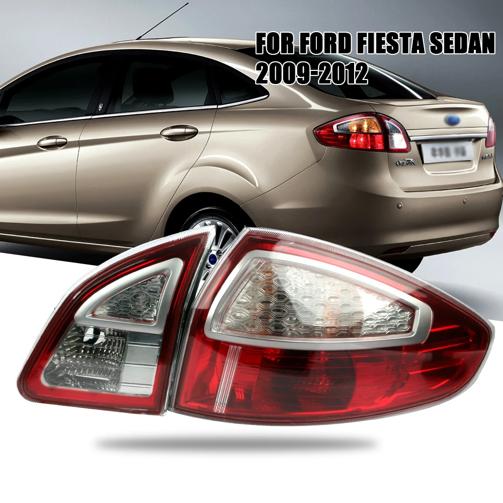 Левая/правая боковая задняя фара для Ford Fiesta Sedan 2009 2010 2011, задняя фонарь тормоза с
Левая/правая боковая задняя фара для Ford Fiesta Sedan 2009 2010 2011, задняя фонарь тормоза с