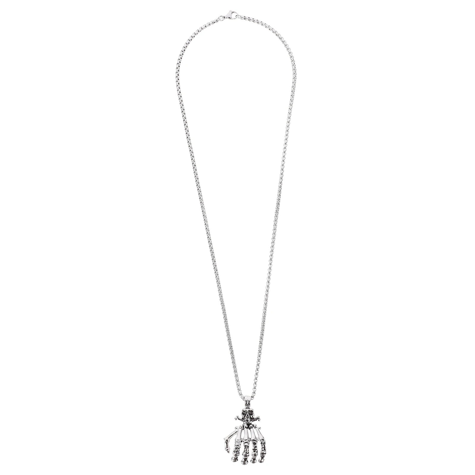 Skull Necklace for Men Vintage Metal Bone Chain Gifts Halloween Sweater Charm Celebration Anniversary Christmas Valentines Day
Skull Necklace for Men Vintage Metal Bone Chain Gifts Halloween Sweater Charm Celebration Anniversary Christmas Valentines Day
