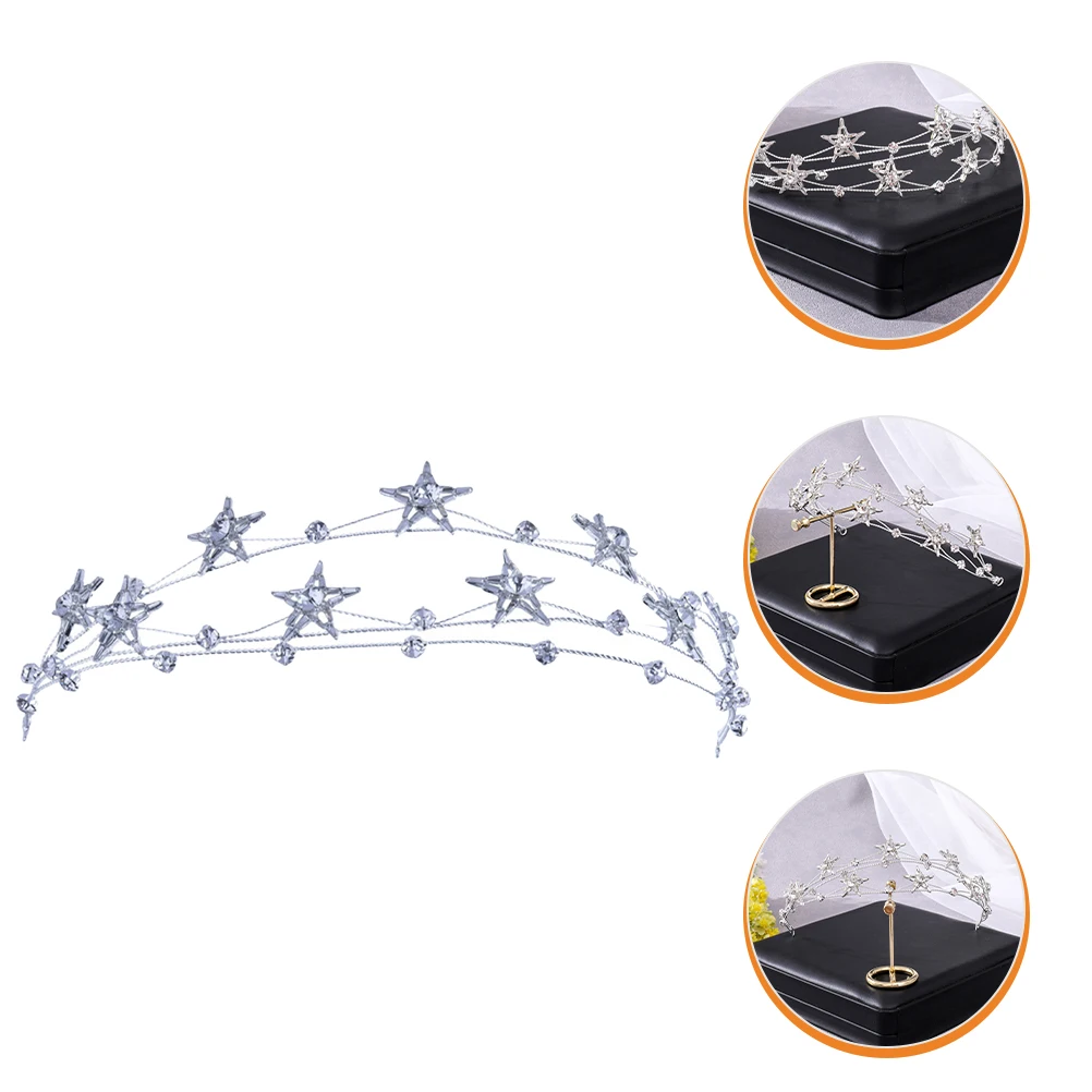 Crystal Star Headb Hair Accessories Bridal Tiara Wedding Bridesmaid Alloy Crown Birthday Party Photoshoot Women Hairstyle DIY
Crystal Star Headb Hair Accessories Bridal Tiara Wedding Bridesmaid Alloy Crown Birthday Party Photoshoot Women Hairstyle DIY