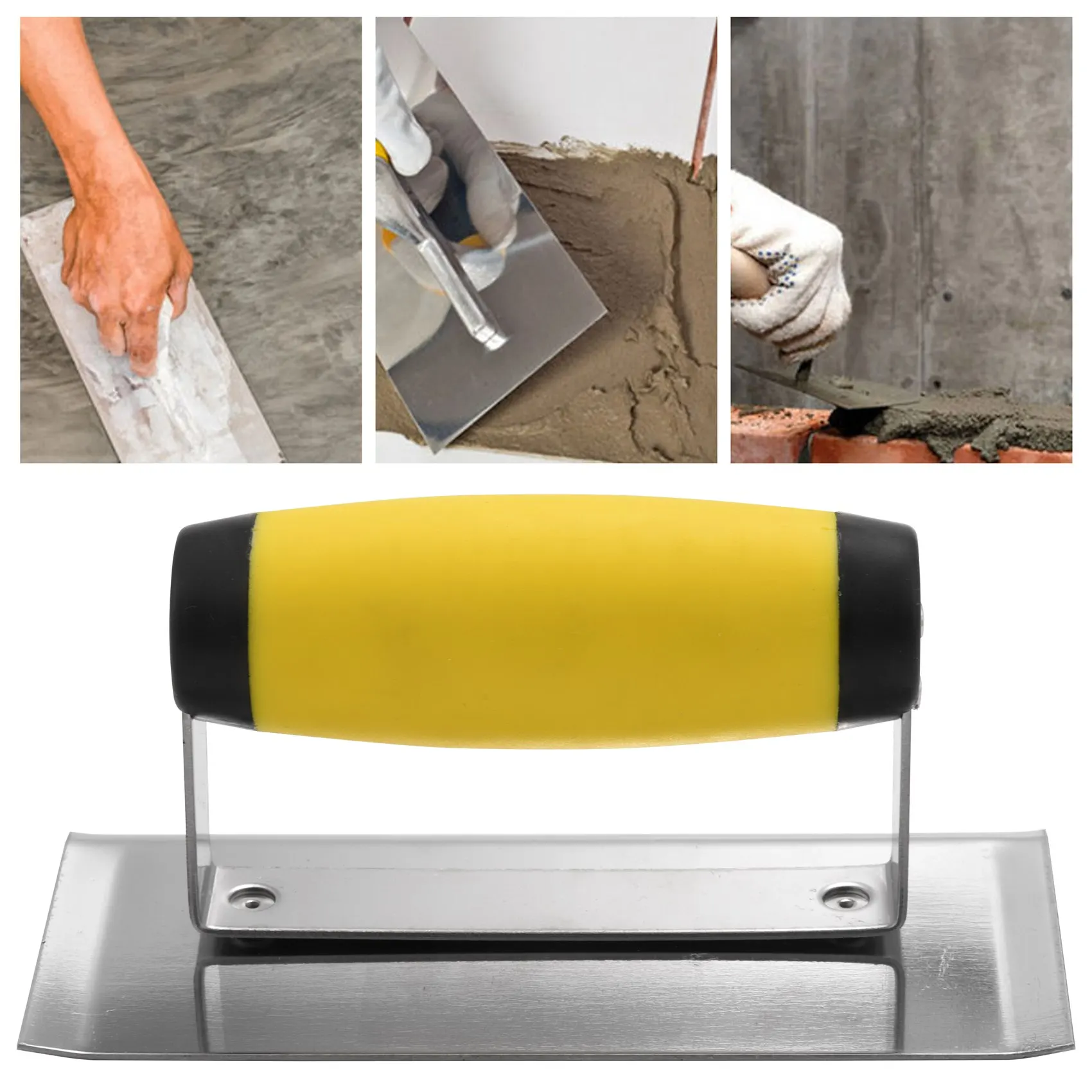 Happy New- Stainless Steel Plastering Trowel Concrete Trowel Construction Tools
Happy New- Stainless Steel Plastering Trowel Concrete Trowel Construction Tools
