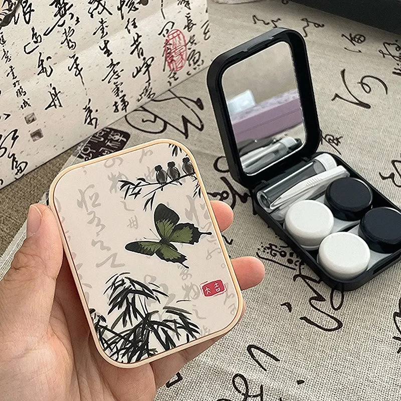 butterfly Bamboo style Contact Lenses Box Travel Holder Container Soaking Contact Lens Box Mini Contact Lenses Case Accessorie
butterfly Bamboo style Contact Lenses Box Travel Holder Container Soaking Contact Lens Box Mini Contact Lenses Case Accessorie