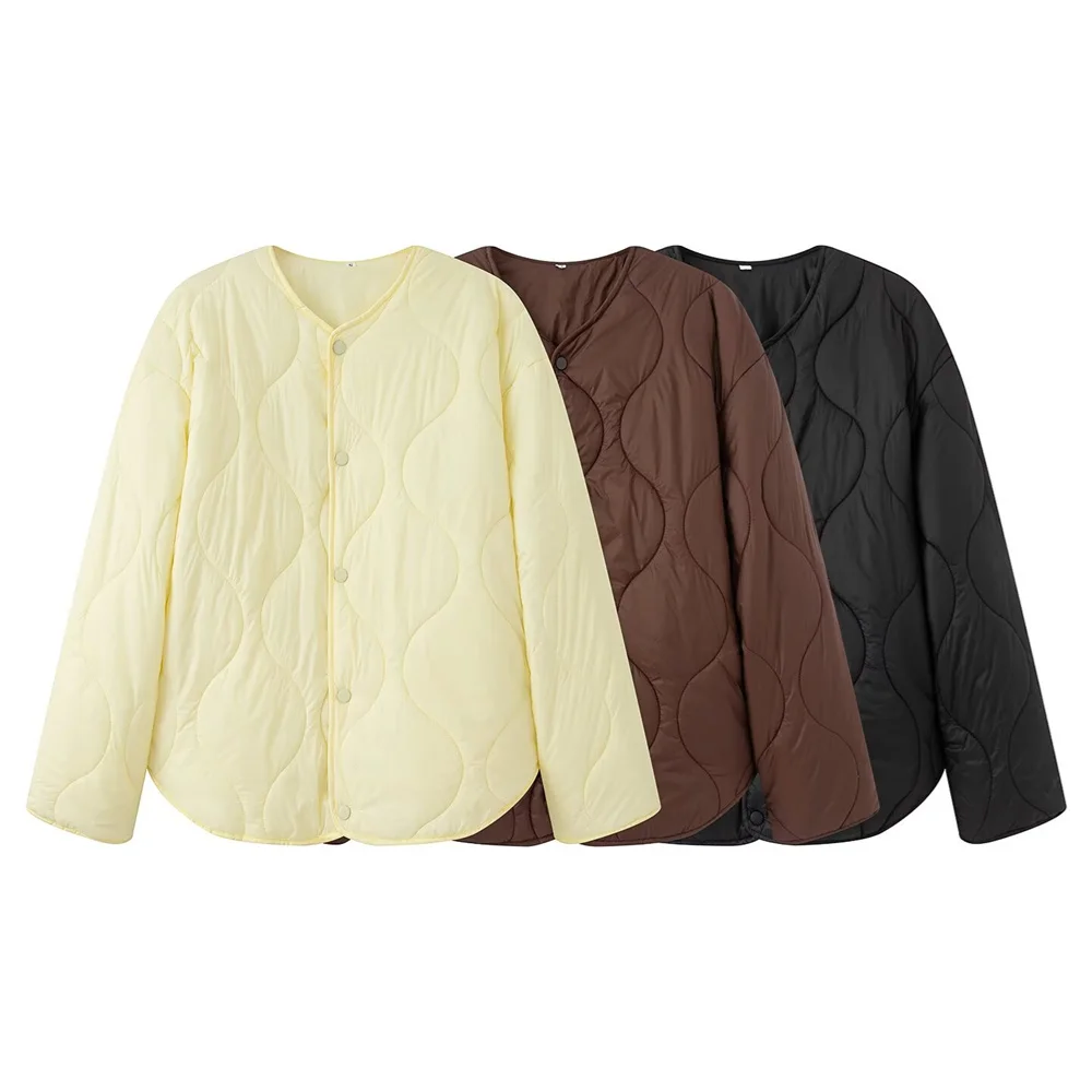UNIZERA women's round neck cotton-padded jacket padded jacket spring and autumn new casual women's wear
UNIZERA women's round neck cotton-padded jacket padded jacket spring and autumn new casual women's wear