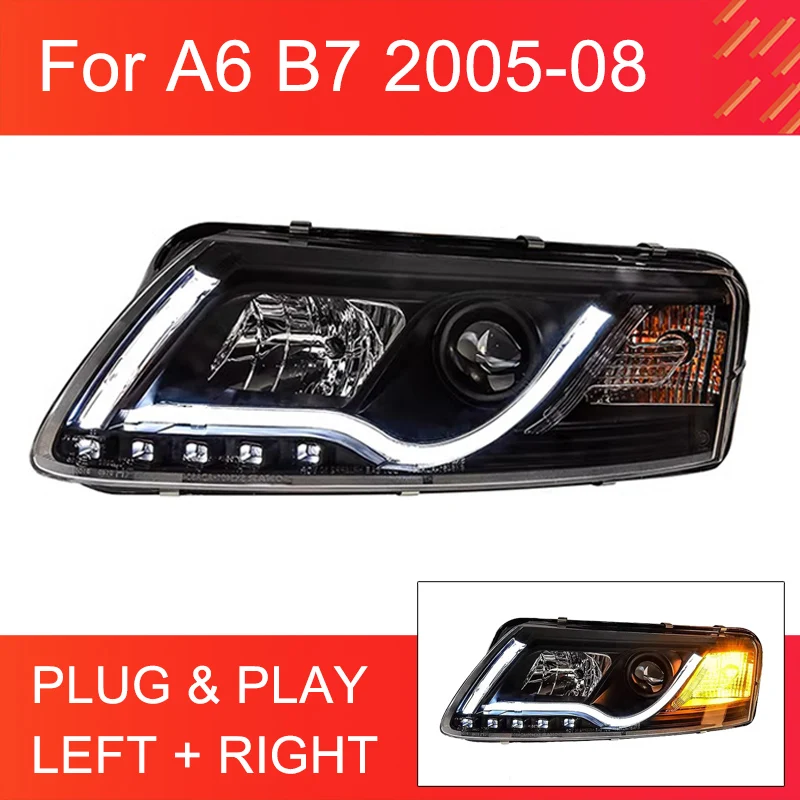 Headlight Assembly for AUDI A6 B7 2005 2006 2007 2008 Headlights Plug and Play with LED DRL Day Light Upgrade Head lights
Headlight Assembly for AUDI A6 B7 2005 2006 2007 2008 Headlights Plug and Play with LED DRL Day Light Upgrade Head lights