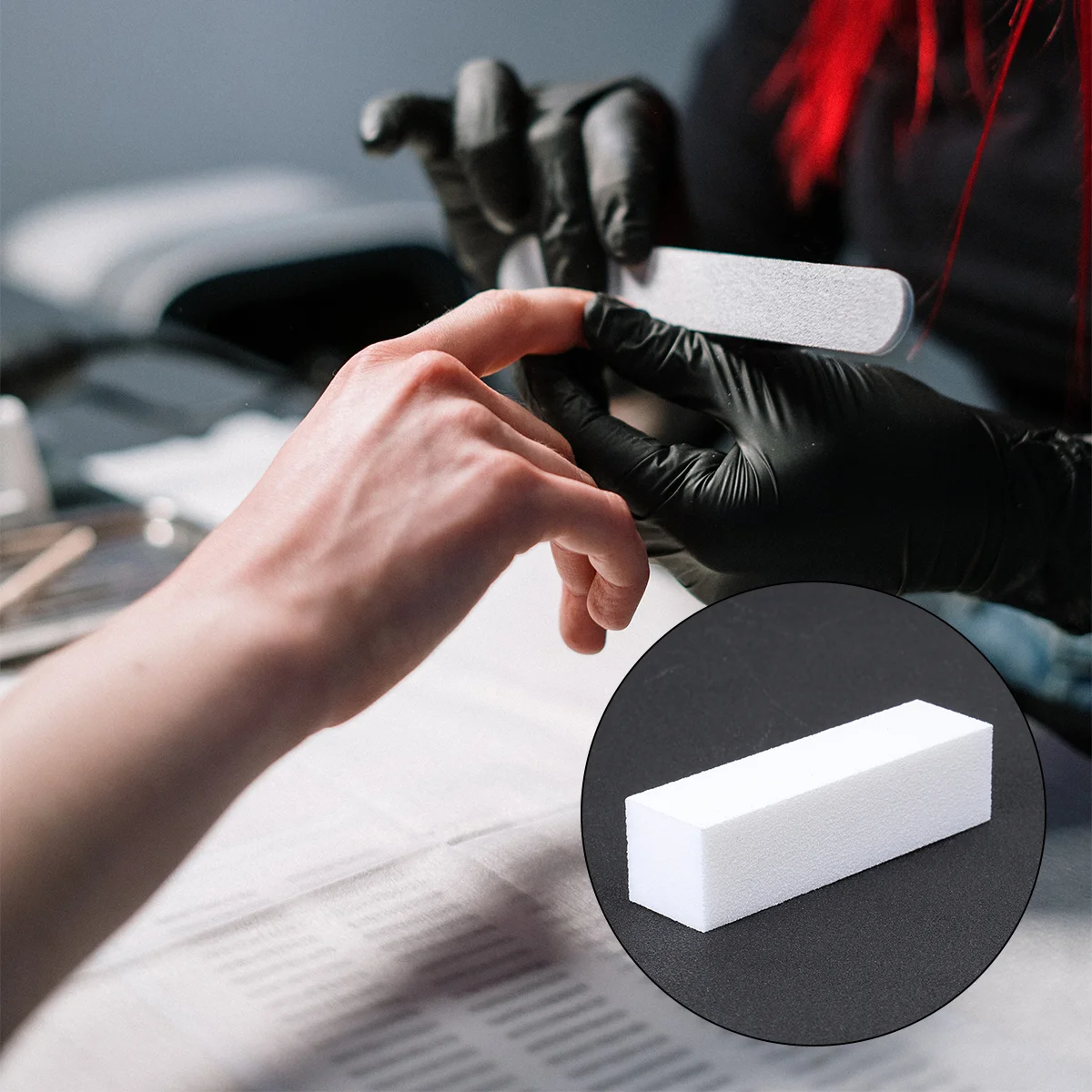 Nail File Durable Brush Polishing Sand Fing Accessories Sanding Nail File Tool UV Gel for Nail Tool (White)
Nail File Durable Brush Polishing Sand Fing Accessories Sanding Nail File Tool UV Gel for Nail Tool (White)