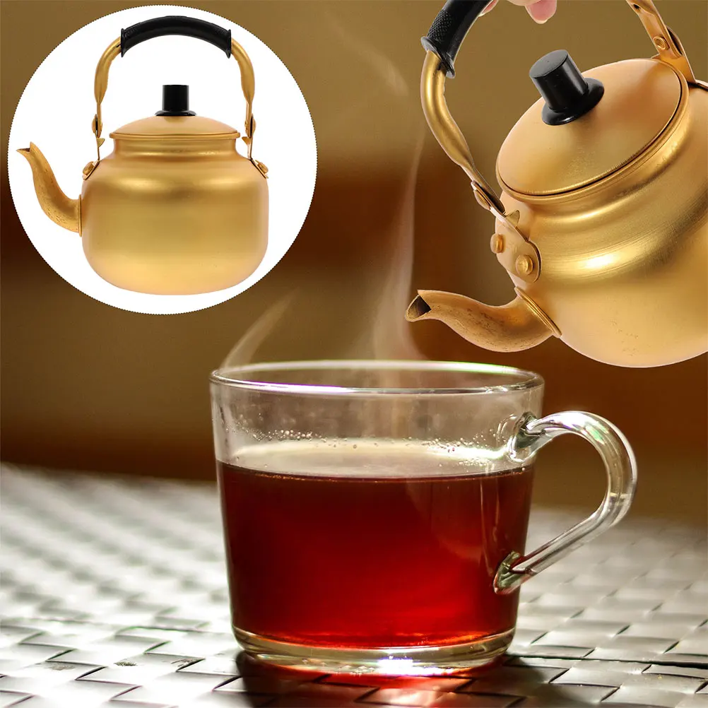 Retro Anti Scald Handle Small Kettle 0.55L Yellow Teapot Stovetop Water Pot Aluminum Coffee small tea kettle water boiling
Retro Anti Scald Handle Small Kettle 0.55L Yellow Teapot Stovetop Water Pot Aluminum Coffee small tea kettle water boiling