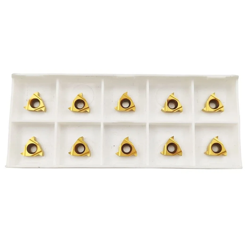 10pcs CNC 11IR A60 GBJ251 Carbide Inserts Threading Turning cutting Lathe tool Threaded lathe carbide blade 11IR A60
10pcs CNC 11IR A60 GBJ251 Carbide Inserts Threading Turning cutting Lathe tool Threaded lathe carbide blade 11IR A60