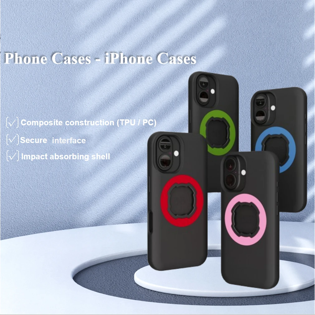 Shockproof Protective Case for iPhone 16, 15, 14 Pro Max Compatible with MagSafe Wireless Charging Cover
Shockproof Protective Case for iPhone 16, 15, 14 Pro Max Compatible with MagSafe Wireless Charging Cover