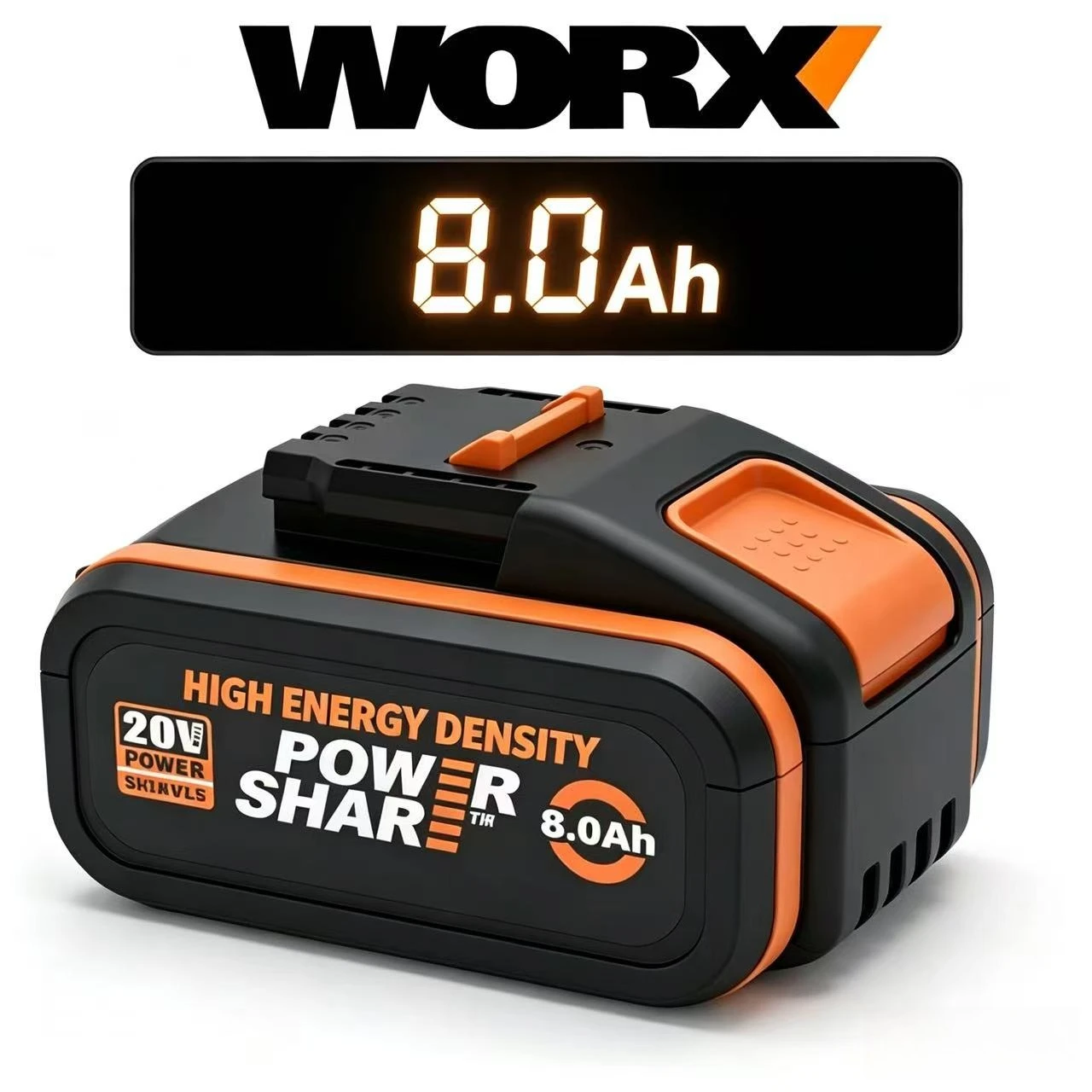 WORX WA3640-rechargeable Lithium-ion Battery with Higher Safety and Longer Running Time, with LED Charging Indicator, Compatible
WORX WA3640-rechargeable Lithium-ion Battery with Higher Safety and Longer Running Time, with LED Charging Indicator, Compatible