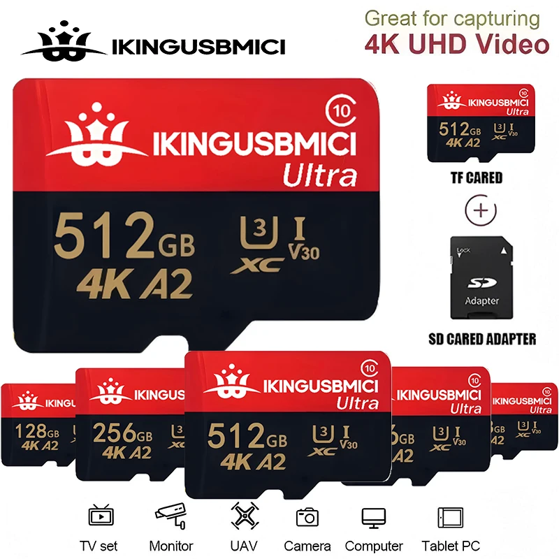 64GB 128GB 256GB SD Cards Micro TF/SD Card Memory Card TF Cards Class 10 U3 Stable Performance for Gaming Phone Dash Cam
64GB 128GB 256GB SD Cards Micro TF/SD Card Memory Card TF Cards Class 10 U3 Stable Performance for Gaming Phone Dash Cam
