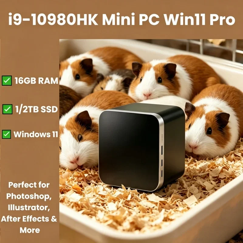 Hot 2026 i9-10980HK Mini Laptop Win11 Pro 16GB RAM 1/2TB SSD 4K WiFi6 BT5.2 Office
Hot 2026 i9-10980HK Mini Laptop Win11 Pro 16GB RAM 1/2TB SSD 4K WiFi6 BT5.2 Office