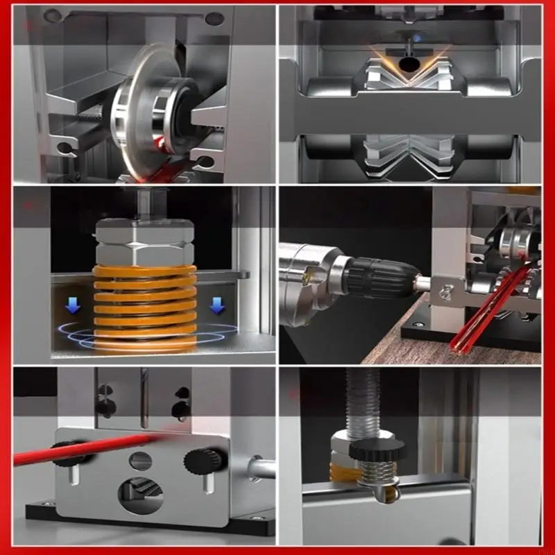 P9FB Multifunction Industrial Aluminum Alloy Cable Stripper Tool with Switchable Manual and Drill Powered Mode for Durability
P9FB Multifunction Industrial Aluminum Alloy Cable Stripper Tool with Switchable Manual and Drill Powered Mode for Durability