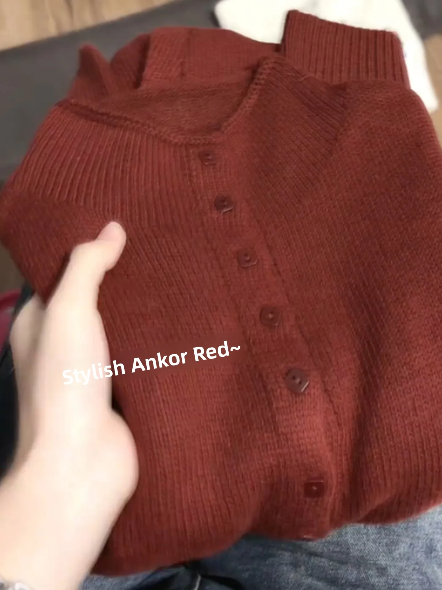 Faionable Long Sve Knitted Sweater Angora Red Winter Clothes 2025 Women's Knit Cardigan New Year Top Commute Sle Korea...
Faionable Long Sve Knitted Sweater Angora Red Winter Clothes 2025 Women's Knit Cardigan New Year Top Commute Sle Korea...