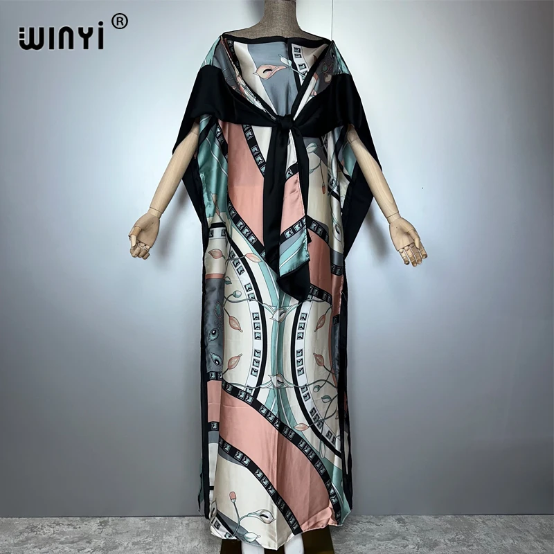 WINYI summer evening dress abaya dubai luxury Female loose Print kaftan muslim woman clothing femme musulmane beach dress
WINYI summer evening dress abaya dubai luxury Female loose Print kaftan muslim woman clothing femme musulmane beach dress