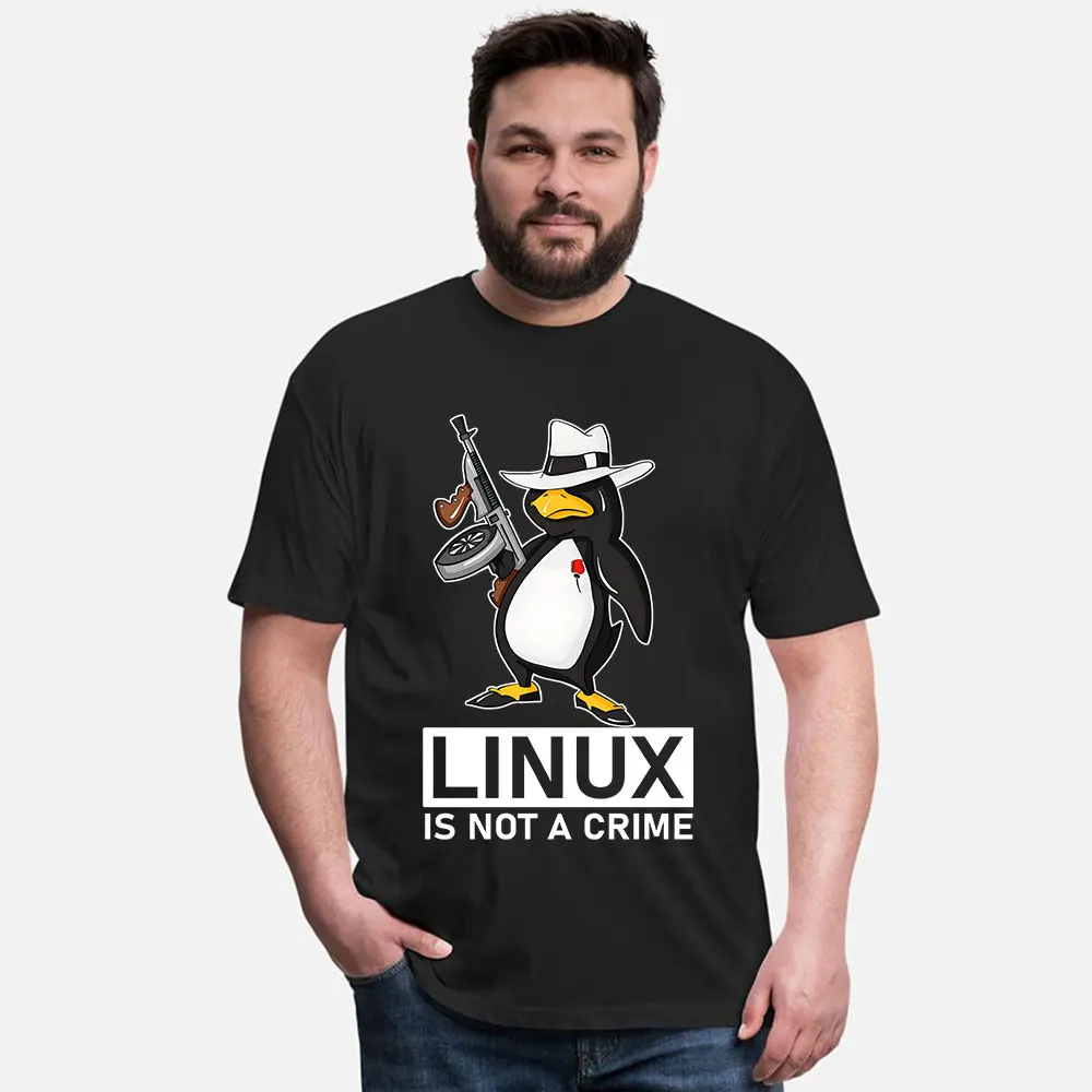 Linux Is Not A Crime Tux Linux Penguin Gangster Gift t shirt for Programmer Men's Short Sleeve Graphic clothes All size tee
Linux Is Not A Crime Tux Linux Penguin Gangster Gift t shirt for Programmer Men's Short Sleeve Graphic clothes All size tee
