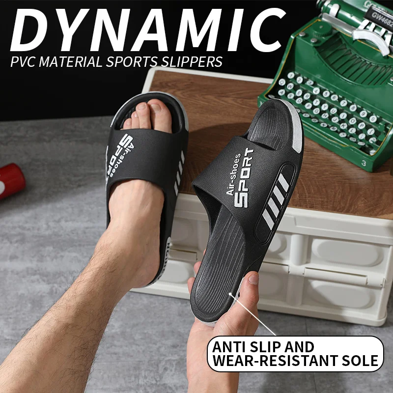 Men's PVC Outer Trend Slippers Slippers Slippers Home Bathroom Non-slip Couple Slippers Casual Outdoor Beach Soft Bottom Sandals
Men's PVC Outer Trend Slippers Slippers Slippers Home Bathroom Non-slip Couple Slippers Casual Outdoor Beach Soft Bottom Sandals