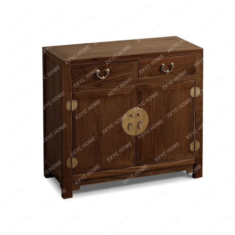 JYGNew Chinese style old elm two-door entrance solid wood locker paint-free tea cabinet
JYGNew Chinese style old elm two-door entrance solid wood locker paint-free tea cabinet
