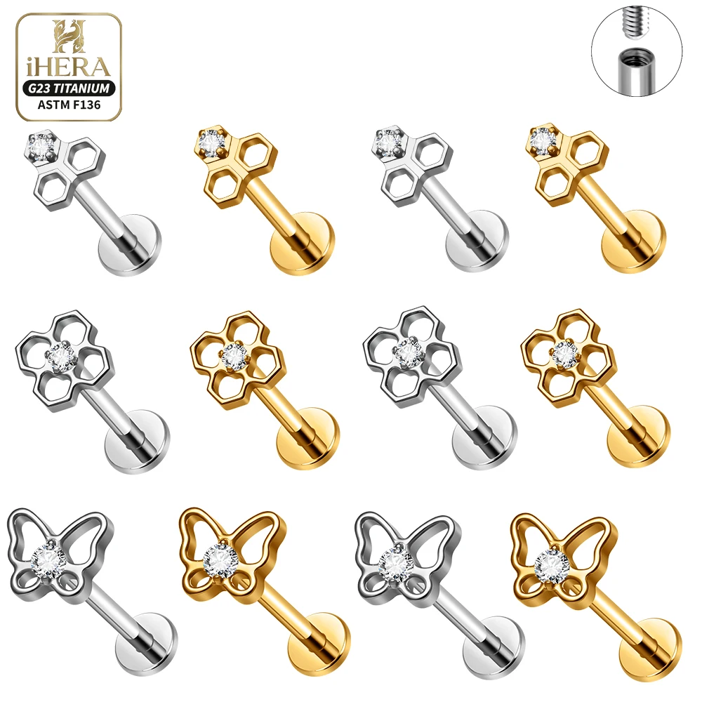 2026 Style G23 Titanium Flower Insect Shape Set Labret Piercing Jewelry Earring Nose Stud Tragus Helix Conch Cartilage Body
2026 Style G23 Titanium Flower Insect Shape Set Labret Piercing Jewelry Earring Nose Stud Tragus Helix Conch Cartilage Body