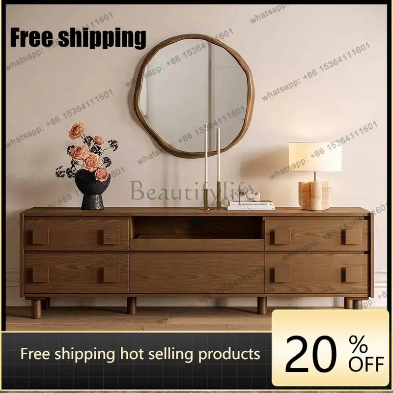 LD French-style solid wood TV cabinet, vintage style multifunctional storage cabinet for small apartments and living rooms
LD French-style solid wood TV cabinet, vintage style multifunctional storage cabinet for small apartments and living rooms
