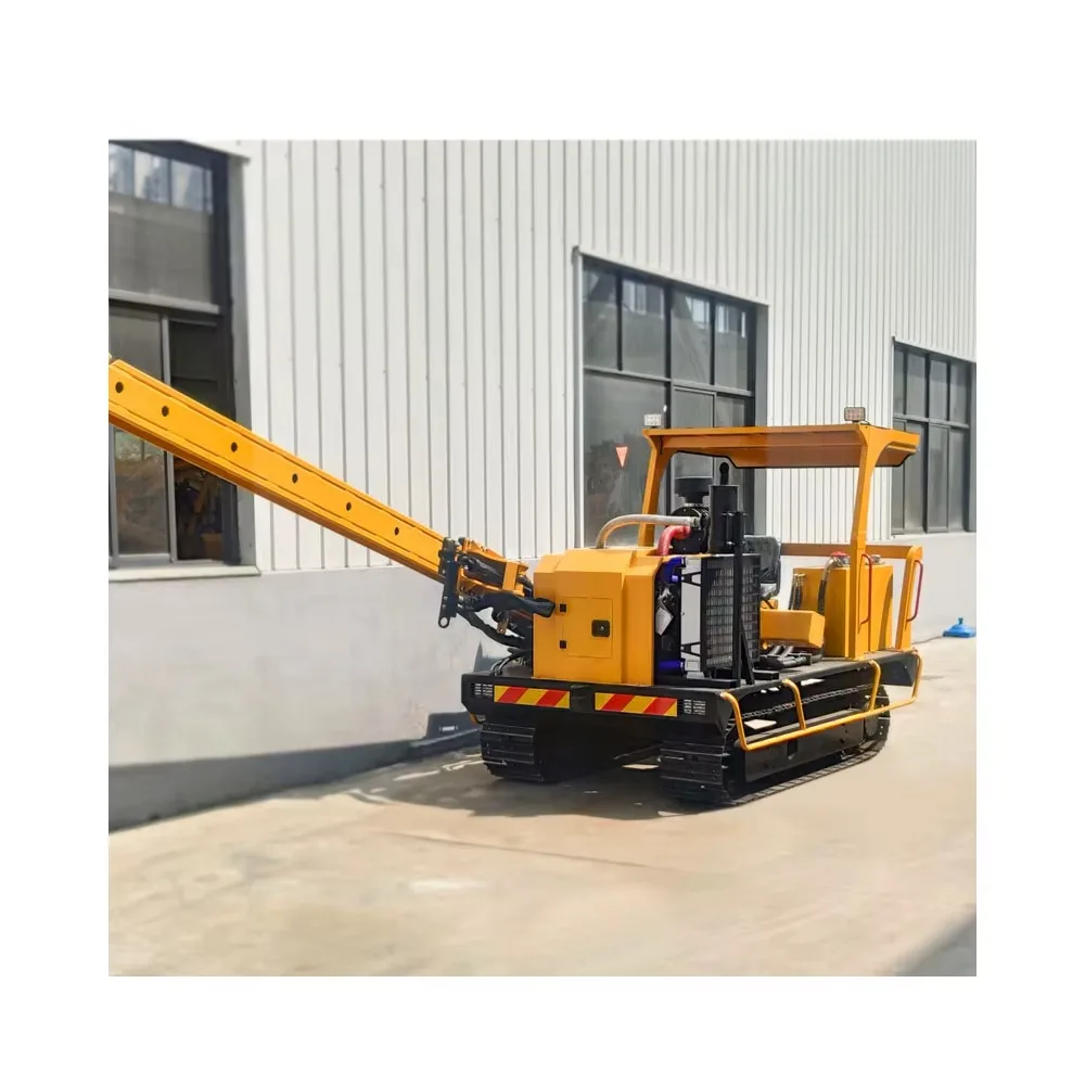 Solar Post Pile Driver Machine Hydraulic Crawler Ground Ramming Equipment for Photovoltaic Energy Project Mounting Structure Use
Solar Post Pile Driver Machine Hydraulic Crawler Ground Ramming Equipment for Photovoltaic Energy Project Mounting Structure Use