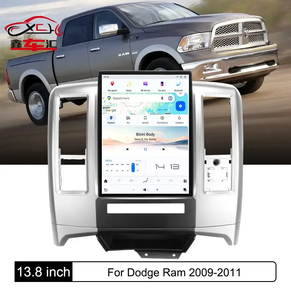 NaviHua for Dodge Ram 2008-2011 New Upgrade 13.8'' Android Car Radio Carplay Multimedia Player Auto Stereo GPS Navigation Audio
NaviHua for Dodge Ram 2008-2011 New Upgrade 13.8'' Android Car Radio Carplay Multimedia Player Auto Stereo GPS Navigation Audio