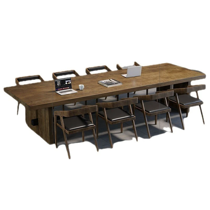 Solid wood meeting desk workbench long table large conference table
Solid wood meeting desk workbench long table large conference table