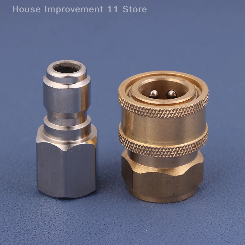3/8 Copper Female + 3/8 Stainless Steel Male Quick Connect Connector Adapters Garden Urban Tool Irrigation Washer Couplers
3/8 Copper Female + 3/8 Stainless Steel Male Quick Connect Connector Adapters Garden Urban Tool Irrigation Washer Couplers