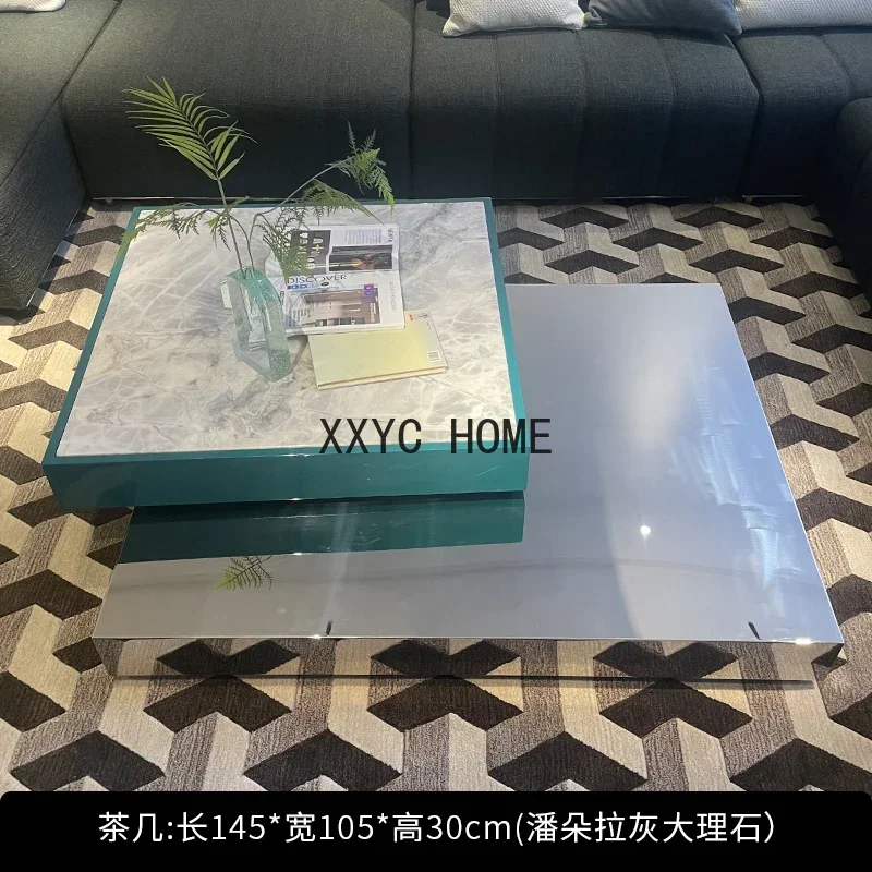 Affordable Luxury Style Stainless Steel Rotatable Coffee Table Mirror Square Italian Minimalist Marble Designer
Affordable Luxury Style Stainless Steel Rotatable Coffee Table Mirror Square Italian Minimalist Marble Designer