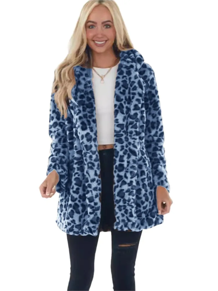 Women Autumn Winter Jacket Coat 2025 Fashion Leopard Jacket Streetwear Flip Collar Warm Jackets Elegant Ladies Long Sleeve Coats
Women Autumn Winter Jacket Coat 2025 Fashion Leopard Jacket Streetwear Flip Collar Warm Jackets Elegant Ladies Long Sleeve Coats