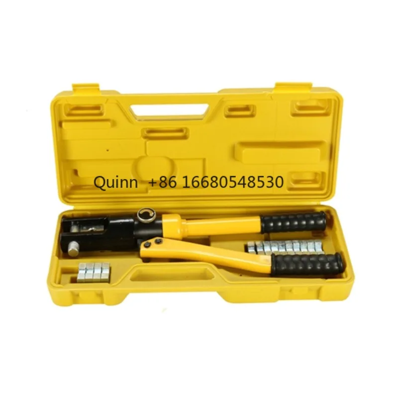 YHYQK 70 Hydraulic Crimping Tools Hydraulic Crimper for Copper and Aluminum Cable Terminal Lugs 10AWG to 1000MCM Crimping Tool
YHYQK 70 Hydraulic Crimping Tools Hydraulic Crimper for Copper and Aluminum Cable Terminal Lugs 10AWG to 1000MCM Crimping Tool