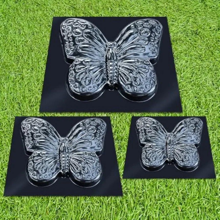 3 pcs Butterfly Stepping Stone Molds, Paving DIY Stepping Stone Mold - Casting Pathmaker Garden Pathmate Pavement Precast Concr
3 pcs Butterfly Stepping Stone Molds, Paving DIY Stepping Stone Mold - Casting Pathmaker Garden Pathmate Pavement Precast Concr