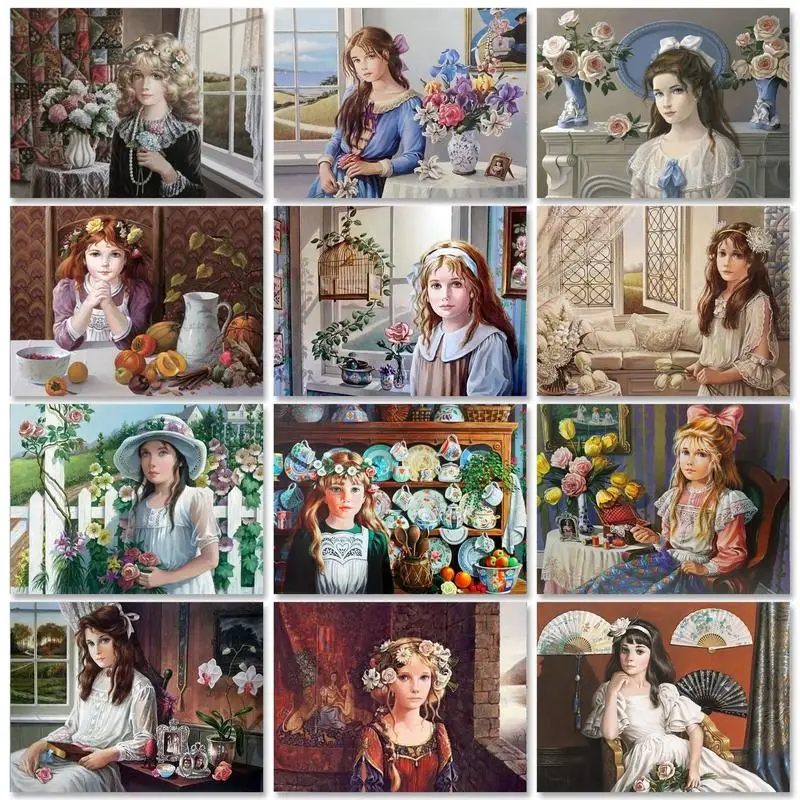 GATYZTORY Oil Painting By Numbers Classical Girl Pictures By Numbers For Adults Canvas Painting Unique Gift Wall Art Paint Kit H
GATYZTORY Oil Painting By Numbers Classical Girl Pictures By Numbers For Adults Canvas Painting Unique Gift Wall Art Paint Kit H