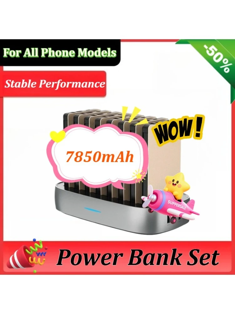 7850mAh Upgraded Power Bank Multi Device Hotel Office Commercial Charging Station with 8 Ports Charging Station Standard Fast
7850mAh Upgraded Power Bank Multi Device Hotel Office Commercial Charging Station with 8 Ports Charging Station Standard Fast
