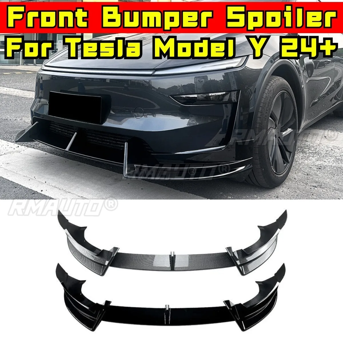 Car Front Bumper Spoiler Lip Diffuser Modification Part For Tesla Model Y 2024+ Bumper Guard Protector Cover Car Accessories
Car Front Bumper Spoiler Lip Diffuser Modification Part For Tesla Model Y 2024+ Bumper Guard Protector Cover Car Accessories