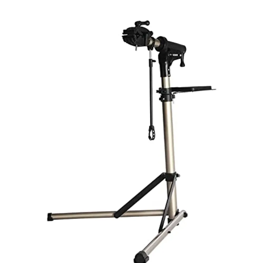 Bike Workstand for bicycle maintenance, aluminum alloy, champagne, adjustable height and folding lightweight design
Bike Workstand for bicycle maintenance, aluminum alloy, champagne, adjustable height and folding lightweight design