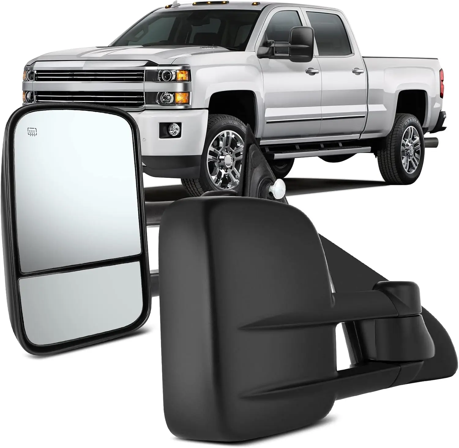 Towing Application, Plastic, Black, Power Heated Towing Mirrors
Towing Application, Plastic, Black, Power Heated Towing Mirrors