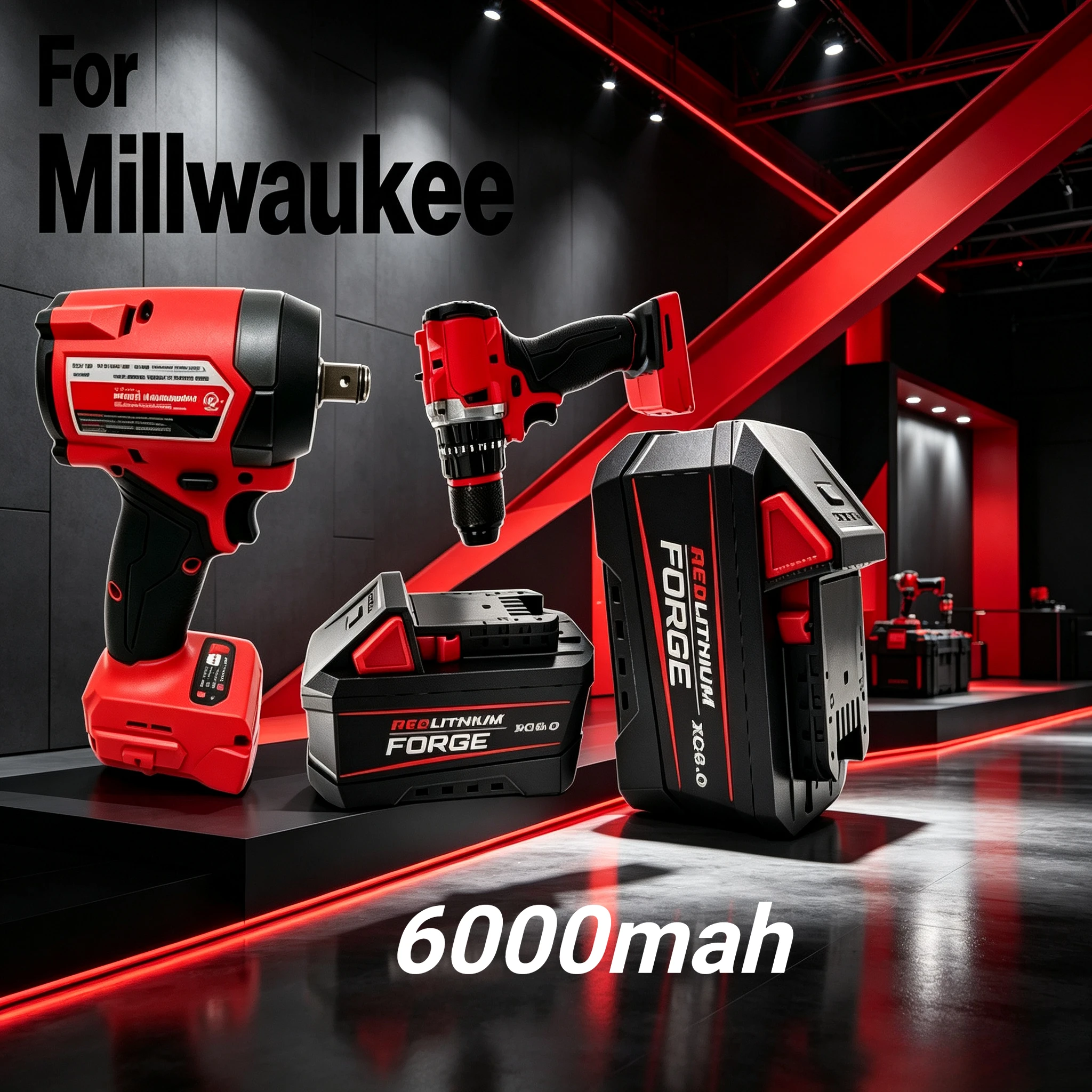 For Milwaukee M18 6.0A Lithium battery 48-11-1854, 18V Extended Working Shifts with Cell Safety Monitoring for Tool Switching
For Milwaukee M18 6.0A Lithium battery 48-11-1854, 18V Extended Working Shifts with Cell Safety Monitoring for Tool Switching