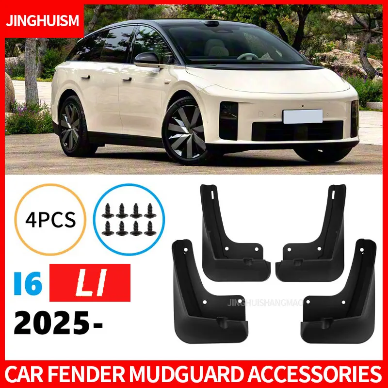 For Lixiang Leading ideal i6 2025 Mudguards Fenders Black ABS Material Auto Tire Protection Vehicle Exterior Styling Accessory
For Lixiang Leading ideal i6 2025 Mudguards Fenders Black ABS Material Auto Tire Protection Vehicle Exterior Styling Accessory