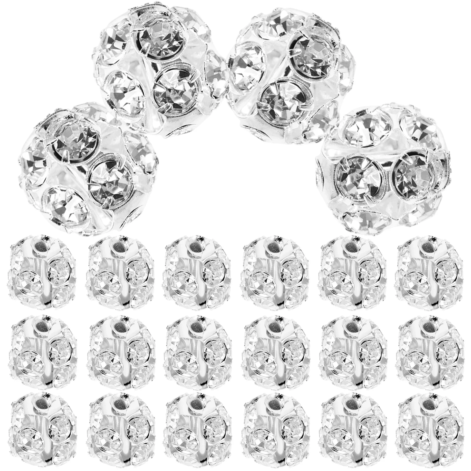 90pcs Beads Crafts Rhinestone Spacer Jewelry Making Necklace Gasket Loose Charm Pearl Ball DIY Projects Lightweight Premium
90pcs Beads Crafts Rhinestone Spacer Jewelry Making Necklace Gasket Loose Charm Pearl Ball DIY Projects Lightweight Premium