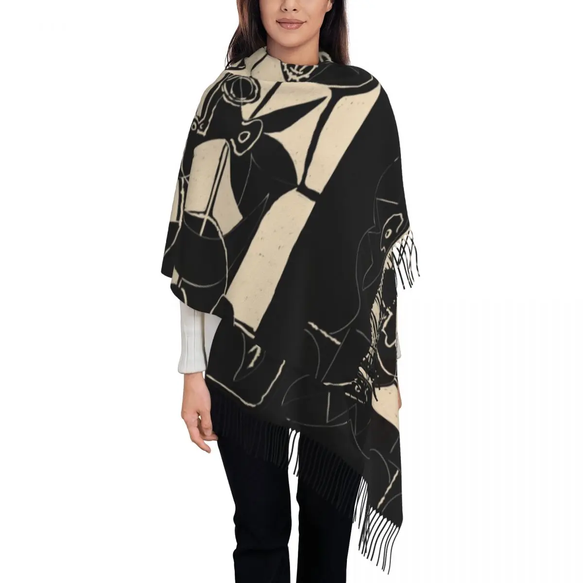 Woman's Head Tassel Scarf Women Soft Pablo Picasso Shawl Wrap Ladies Winter Fall Scarves
Woman's Head Tassel Scarf Women Soft Pablo Picasso Shawl Wrap Ladies Winter Fall Scarves