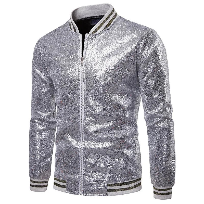 2024 Men Sequined Stylish Slim Long Sleeve Baseball Jacket Coat Zipper Coat Wedding Party Jacket Tuxedo Suit Coat Night Clubwear
2024 Men Sequined Stylish Slim Long Sleeve Baseball Jacket Coat Zipper Coat Wedding Party Jacket Tuxedo Suit Coat Night Clubwear