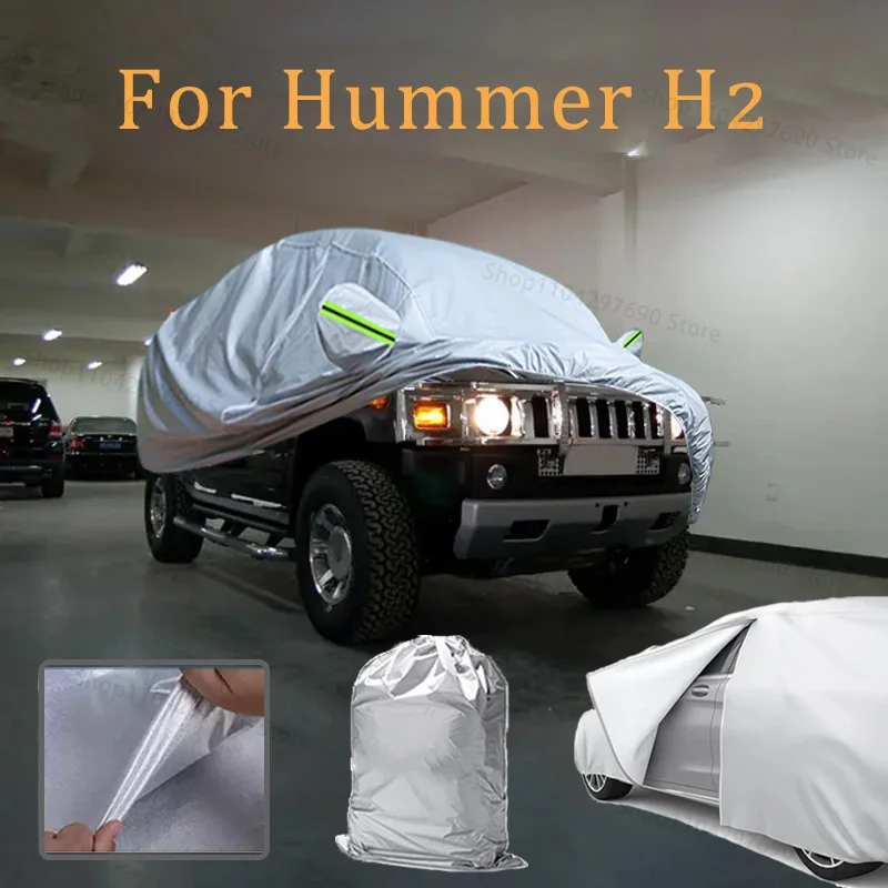 Car Cover For Hummer H2 Door Zipper Full Exterior Black Silvery-Auto Cover Sunshade Dustproof Waterproof Reflective strips
Car Cover For Hummer H2 Door Zipper Full Exterior Black Silvery-Auto Cover Sunshade Dustproof Waterproof Reflective strips