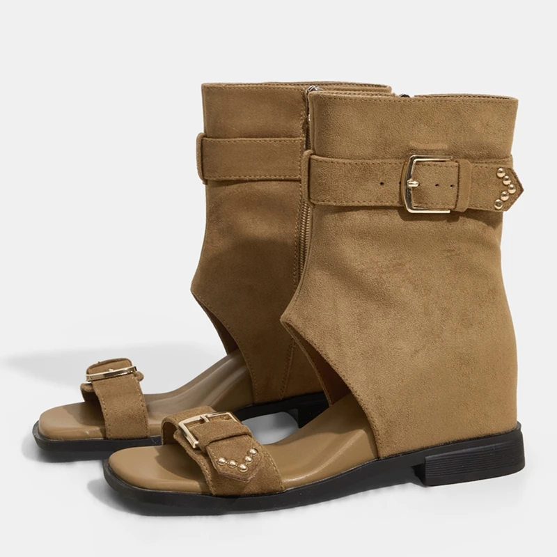 DIMANYU Women's Summer Boots 2026 New Women's Sandals And Boot Square Toe One Strip Sandals Women Summer Cool Boots Women
DIMANYU Women's Summer Boots 2026 New Women's Sandals And Boot Square Toe One Strip Sandals Women Summer Cool Boots Women
