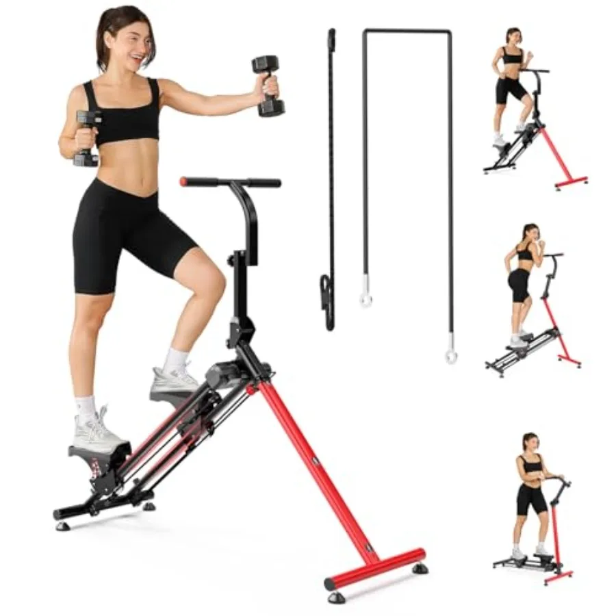 Home exercise stepper: adjustable stair stepper with 3 workout modes folding cardio stair master featuring ski simulation overs
Home exercise stepper: adjustable stair stepper with 3 workout modes folding cardio stair master featuring ski simulation overs
