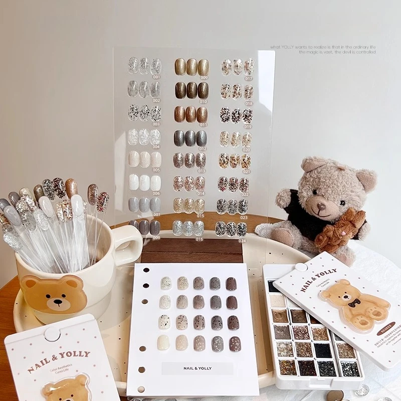 24Colors Autumn Winter Glitter Gel Nail Polish Particle Gravel Gilding UV LED Soak Off Gel Varnishes Woolen Material Gel Palette
24Colors Autumn Winter Glitter Gel Nail Polish Particle Gravel Gilding UV LED Soak Off Gel Varnishes Woolen Material Gel Palette